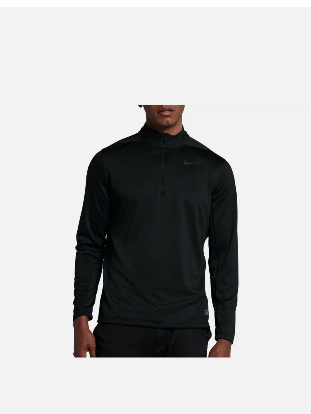 Nike Men’s Black Dri-FIT Quarter-Zip Pullover Jacket